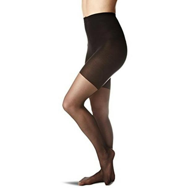 12 Denier ESPRESSO Control Top Sheer pantyhose Stockings Hosiery Back Shaping 